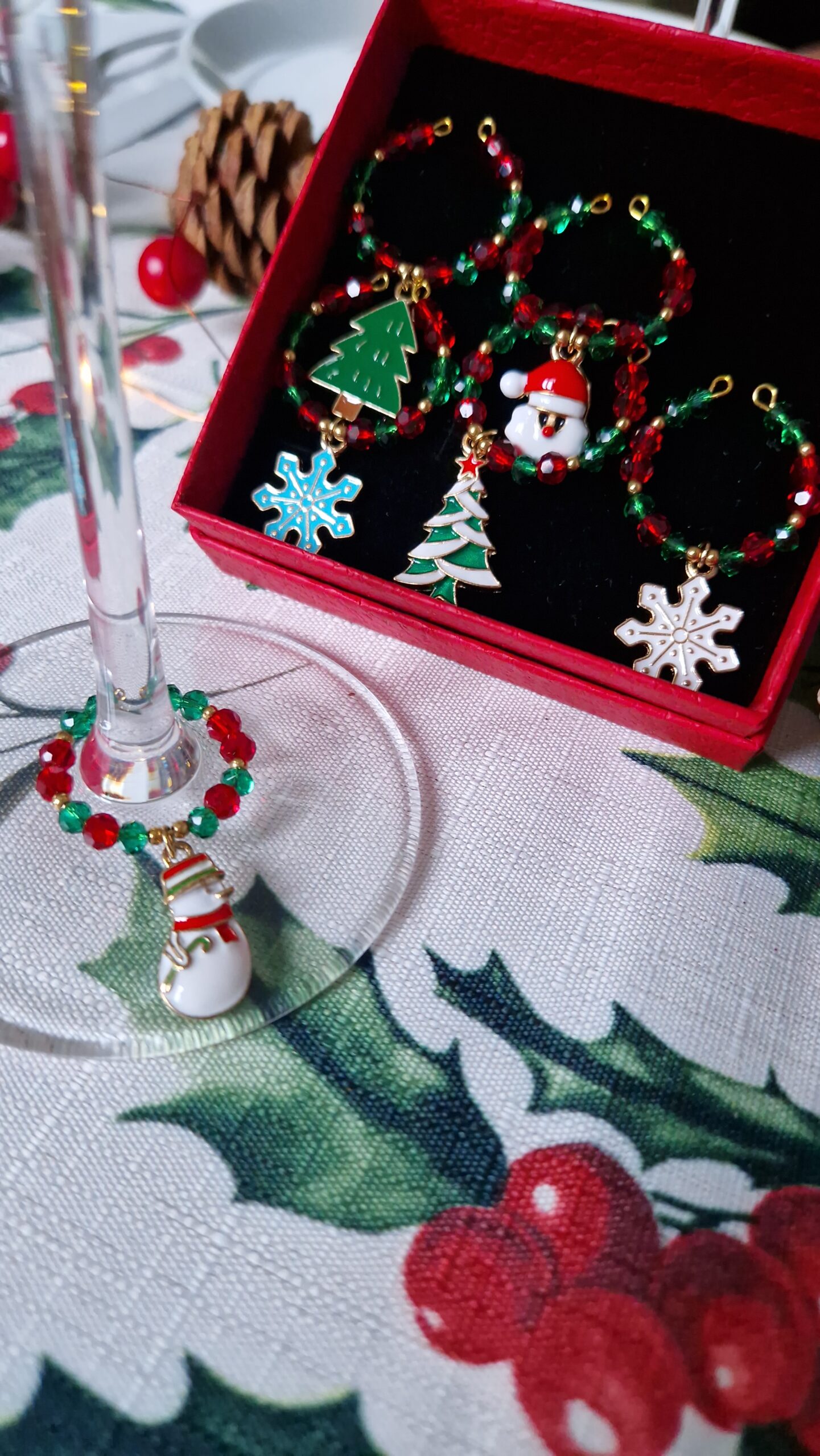 Kolczyki na Kieliszki / Glass Charms